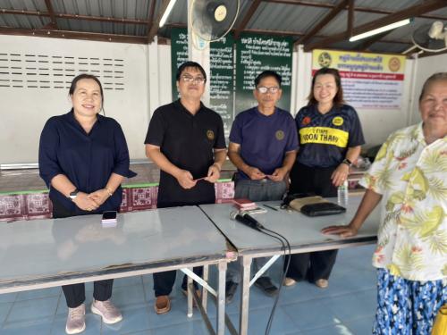  พช.กุมภวาปี : ลงพื้นที่ขับเคลื่อนกองทุน กข.คจ. บ้านโคกศรีสำราญ และบ้านโนนสวรรค์ ตำบลเสอเพลอ 